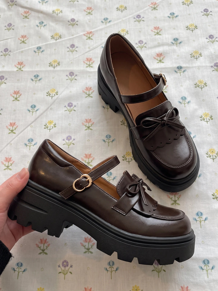 Ottaviolette Lug Sole Mary Jane Shoes