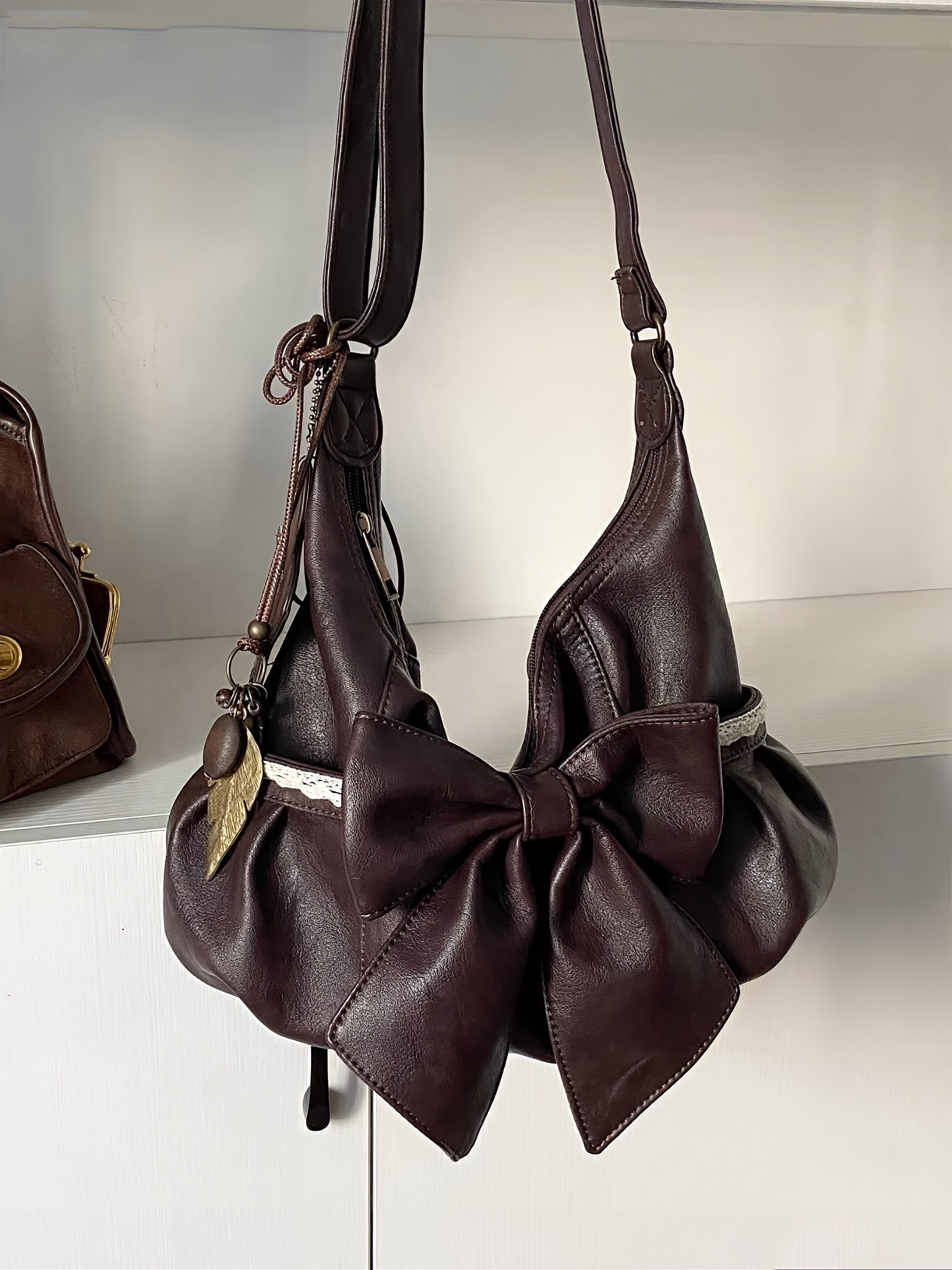 The Cocoa Bow Shoulder Bag