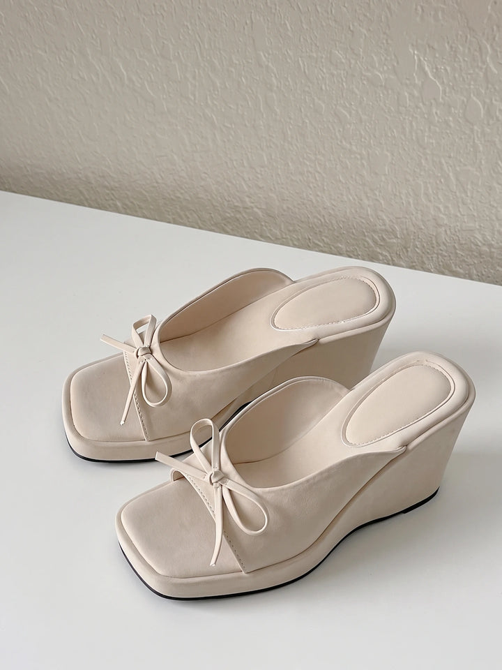 Daphne Suede Wedge Mule