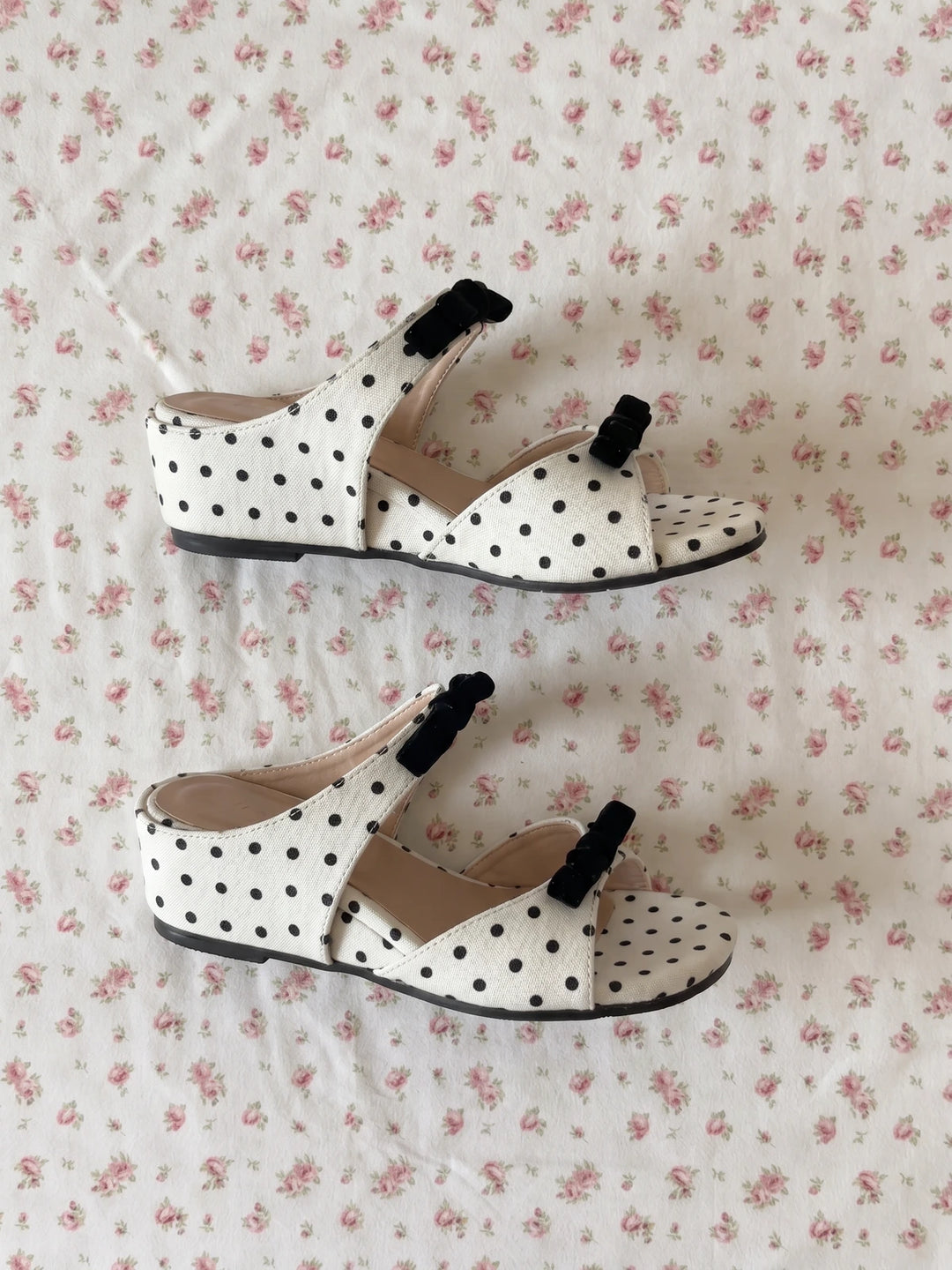 Elodie Polka Bow Mules