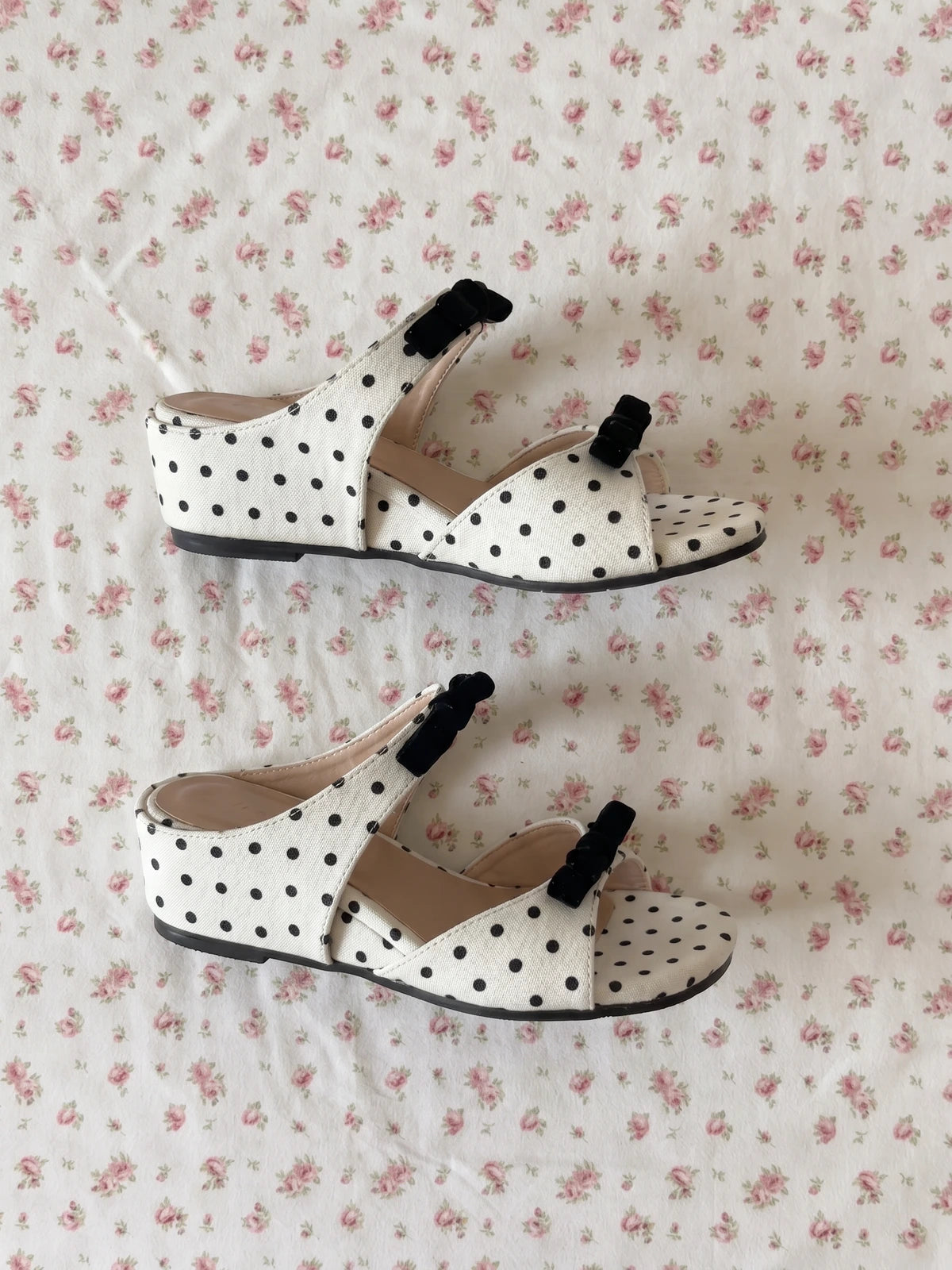 Elodie Polka Bow Mules