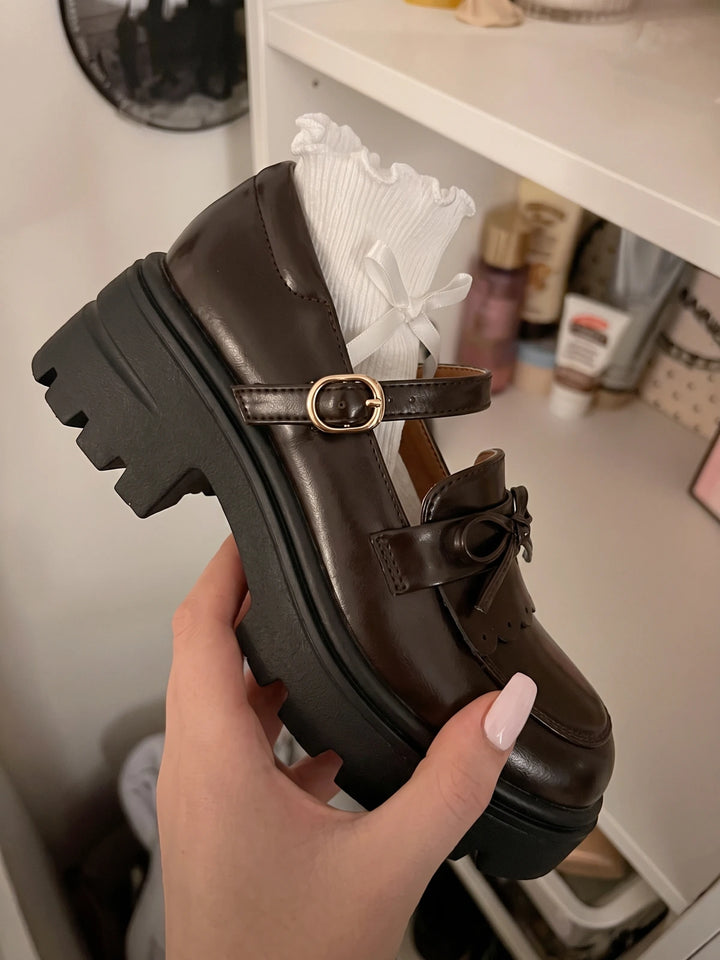 Ottaviolette Lug Sole Mary Jane Shoes