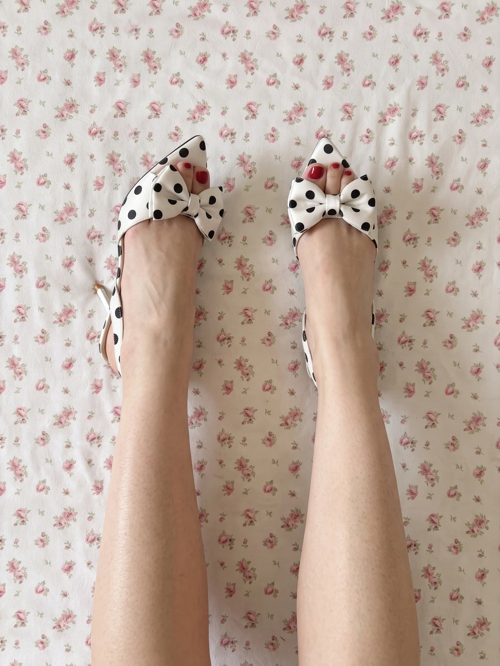 Ribbon Bow Sandals