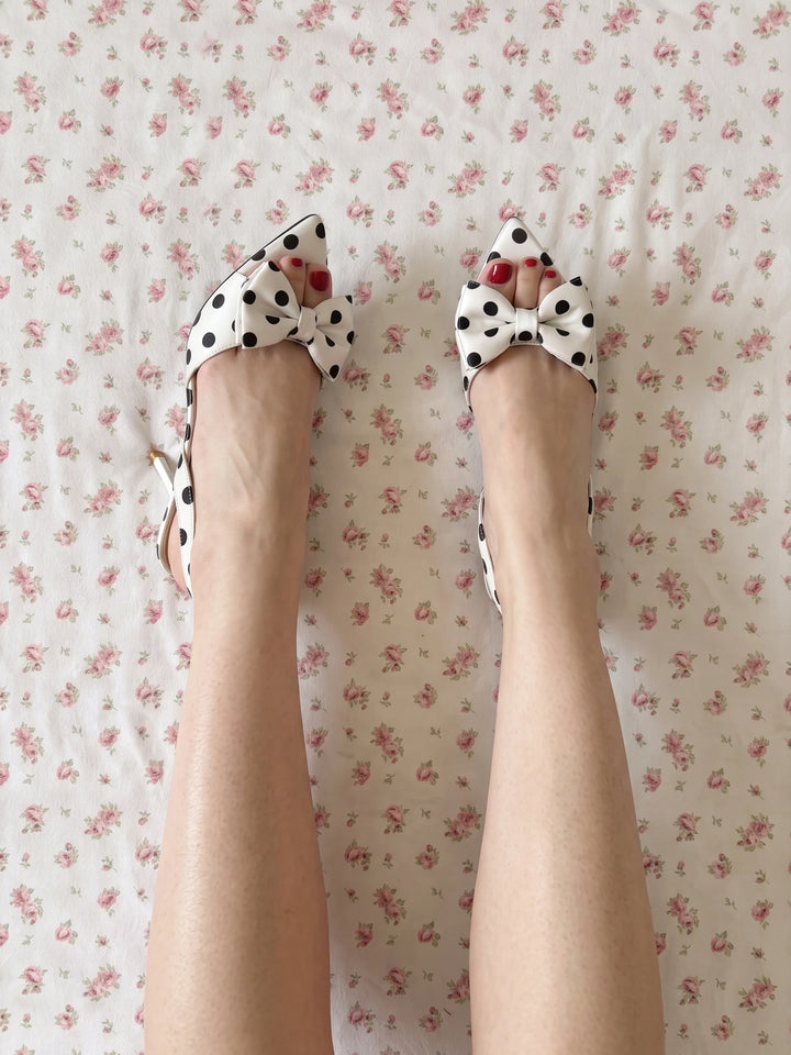 Ribbon Bow Sandals
