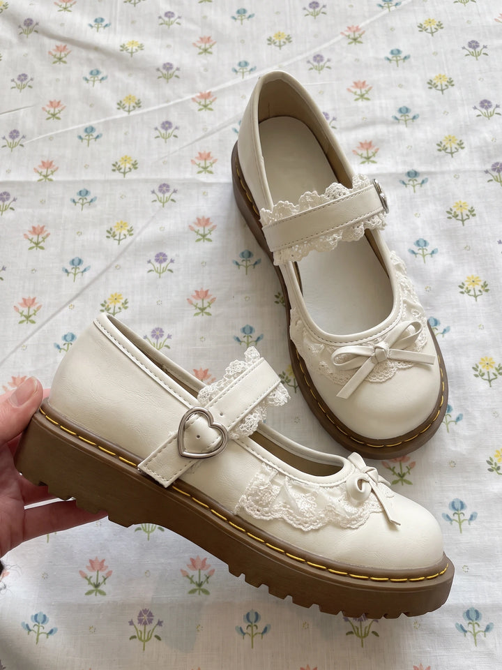 Mirettielle Ruffle Bow Mary Janes