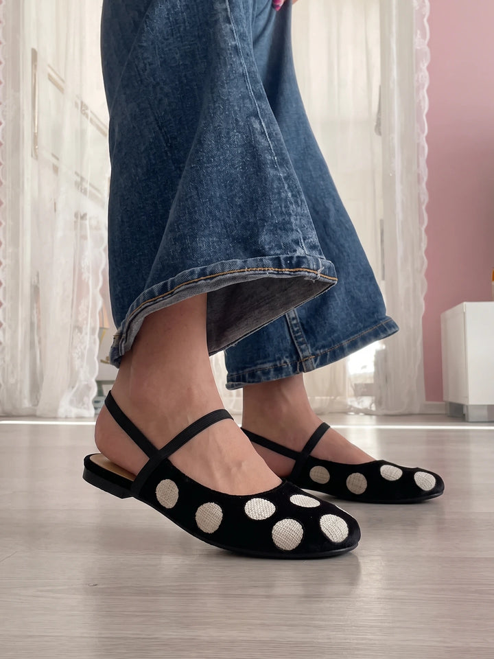 Macaron Dot Flats
