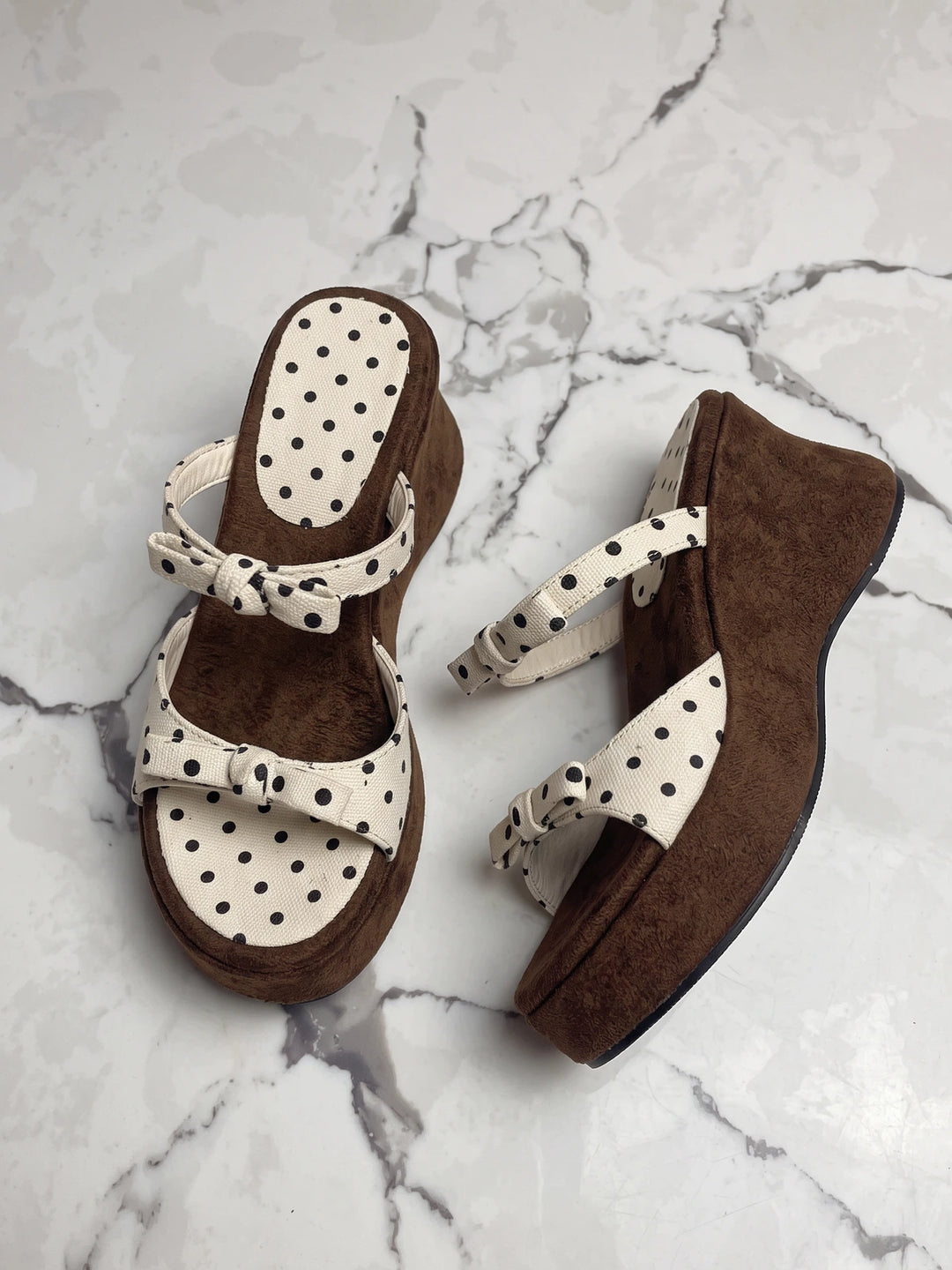 Ribbon Bow Sandals