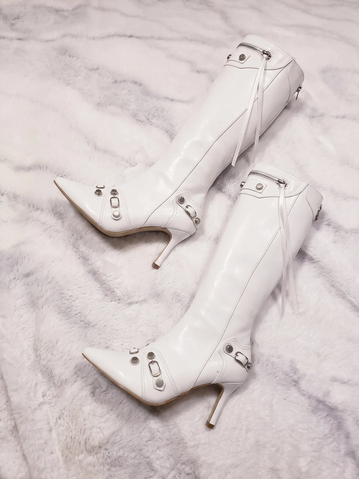 Marianne Studded Stiletto Boots