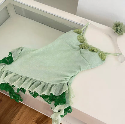 Forest Faerie top & skirt set