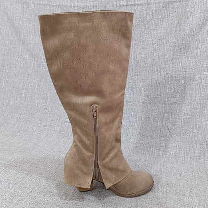 Versatile High-Heel Mid-Calf Boots