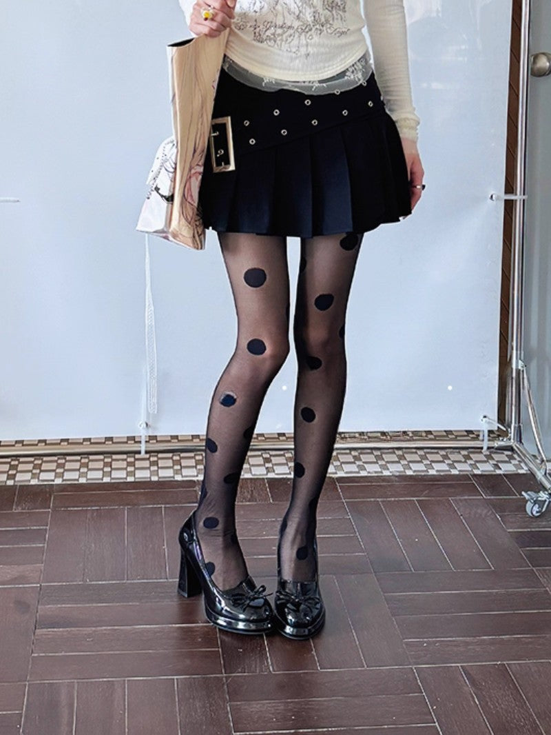 Polka Dot Ballet Pantyhose