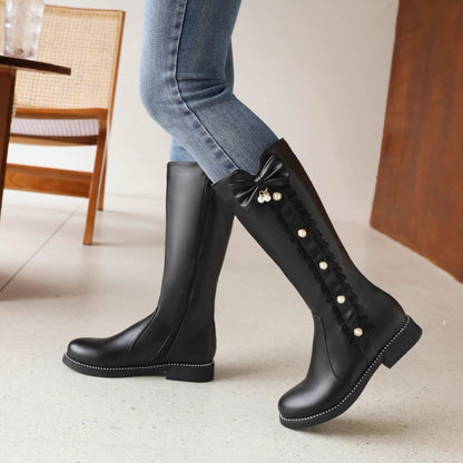 Princess Style High Top Boots