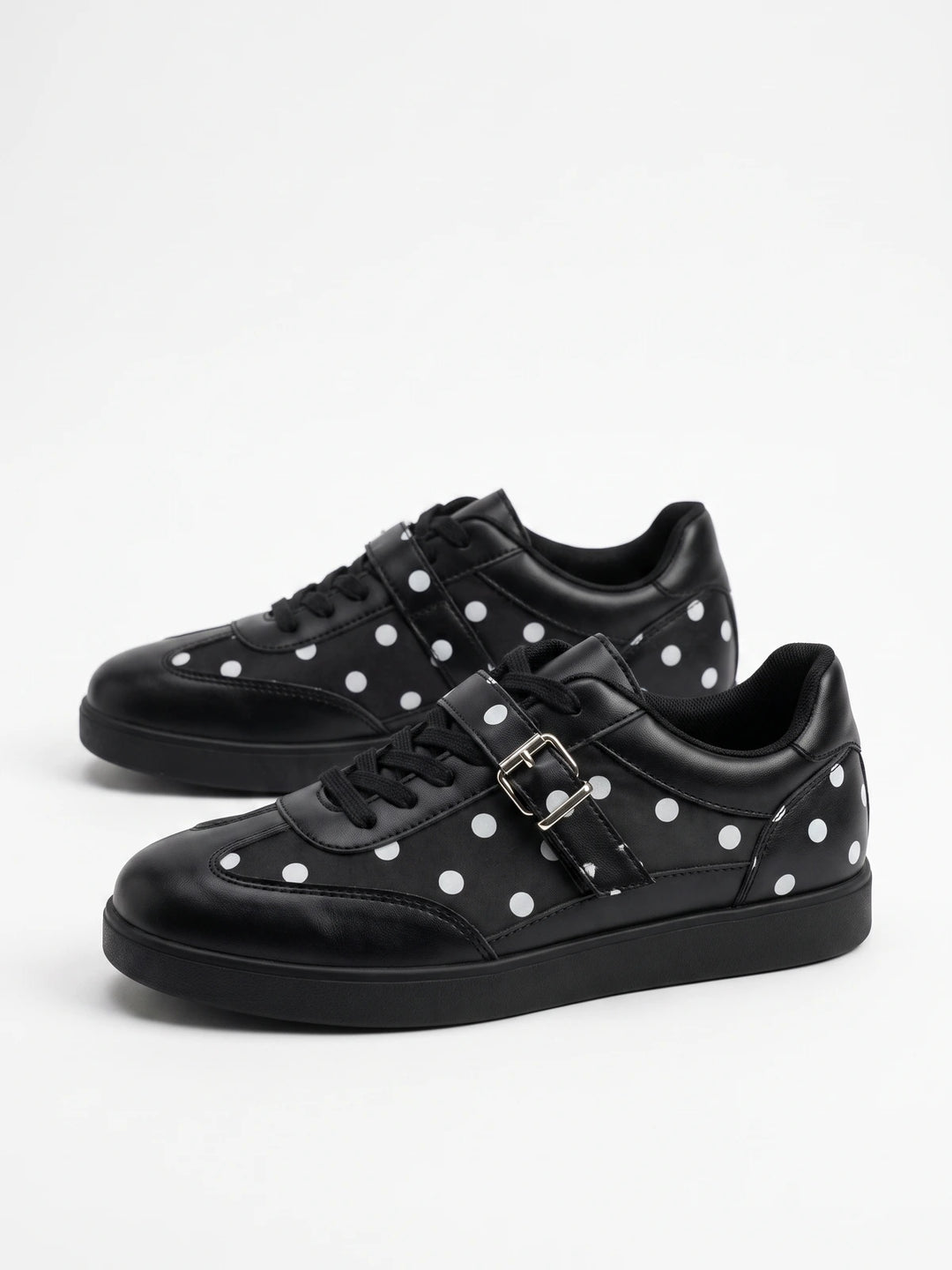 Madelief Polka Dot Buckle Trainers