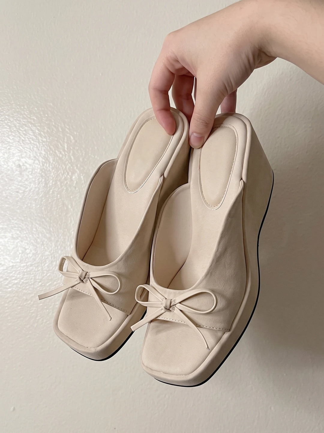 Daphne Suede Wedge Mule