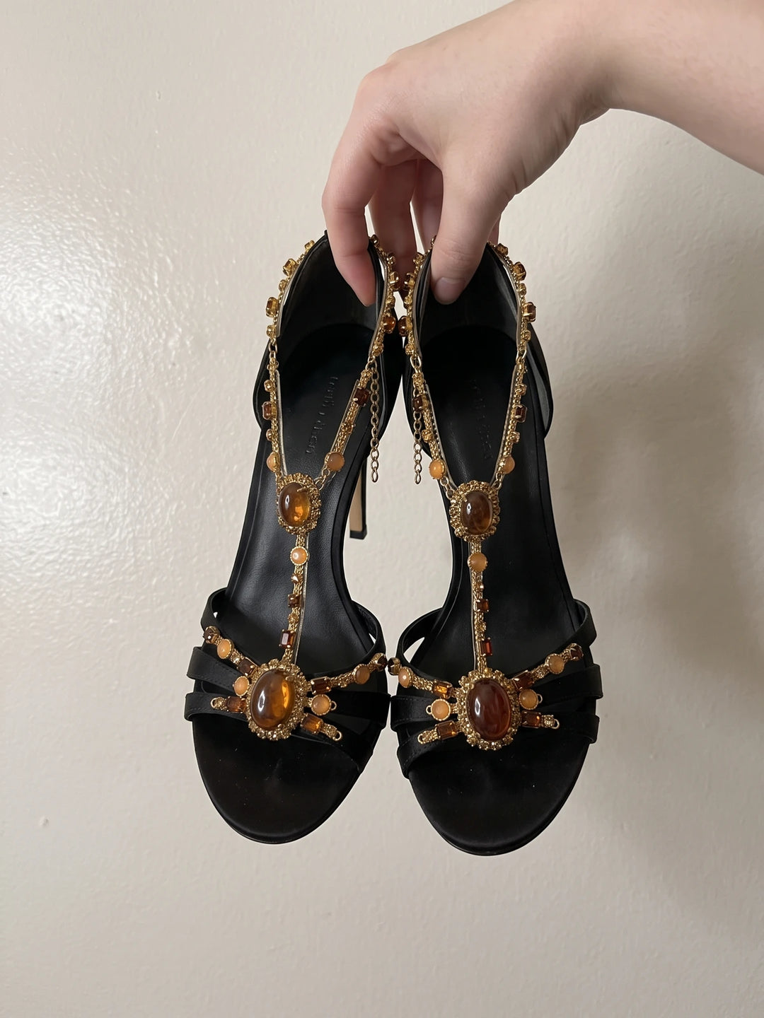 Seraphine Jeweled Chain Stilettos