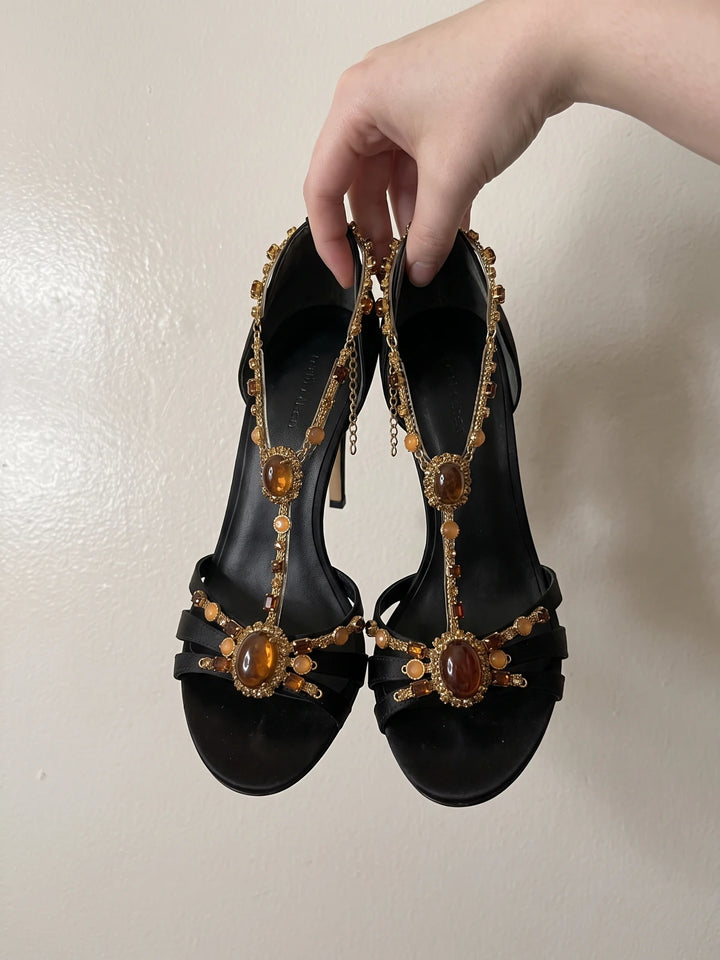 Seraphine Jeweled Chain Stilettos