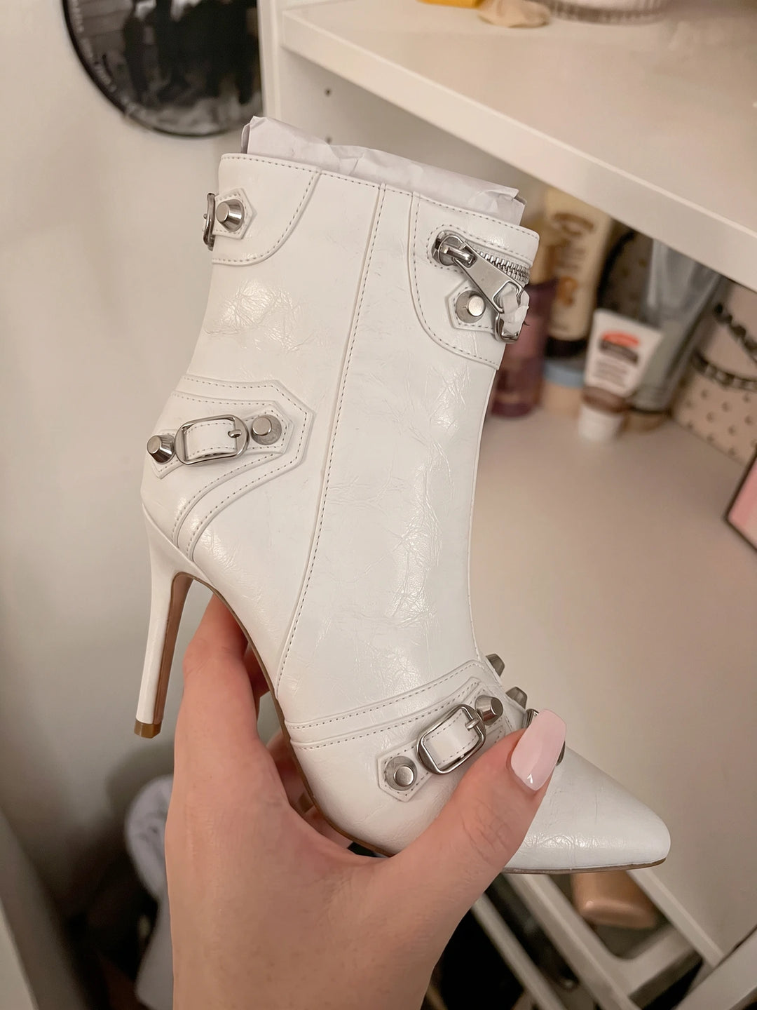 Clementine Buckled Stiletto Boots