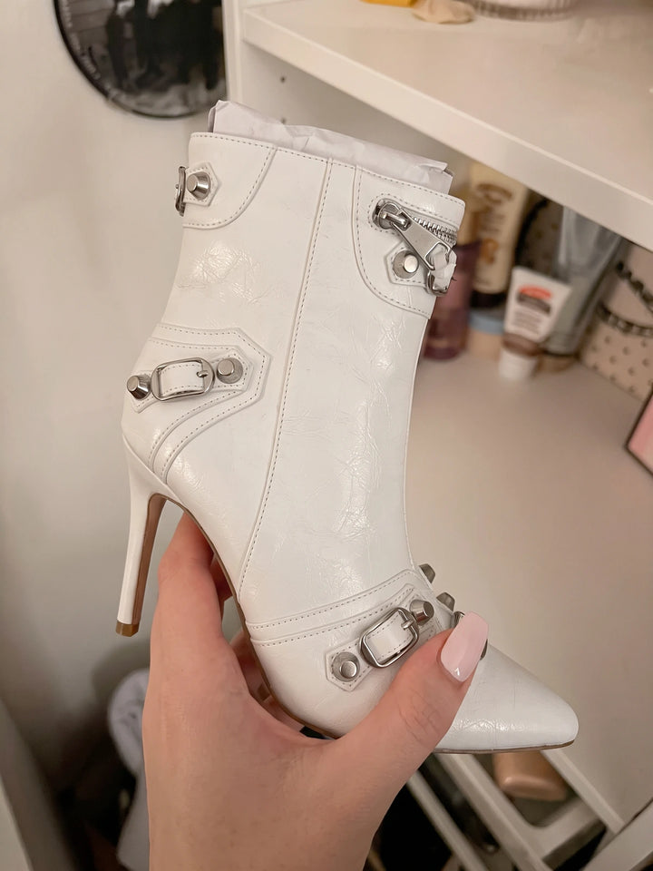 Clementine Buckled Stiletto Boots