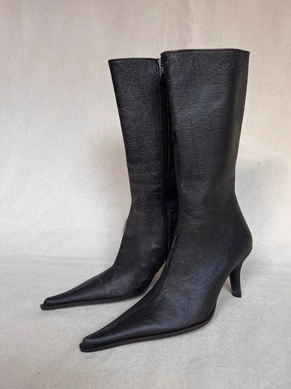 Chainlock Heeled Boots
