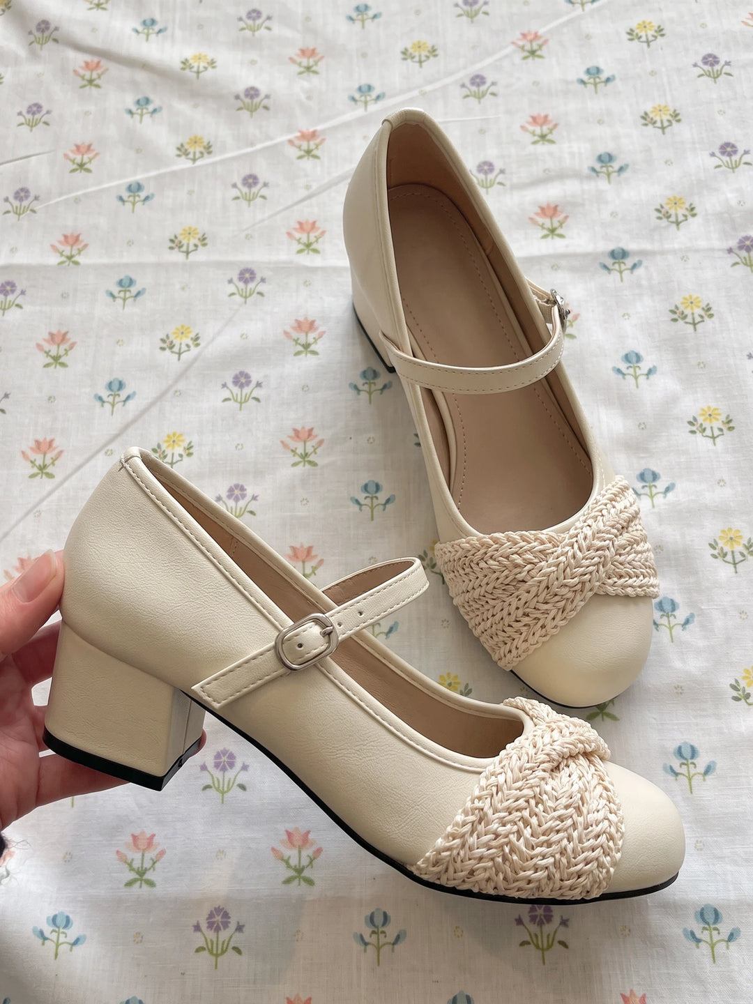 Cream Darling Mary Janes