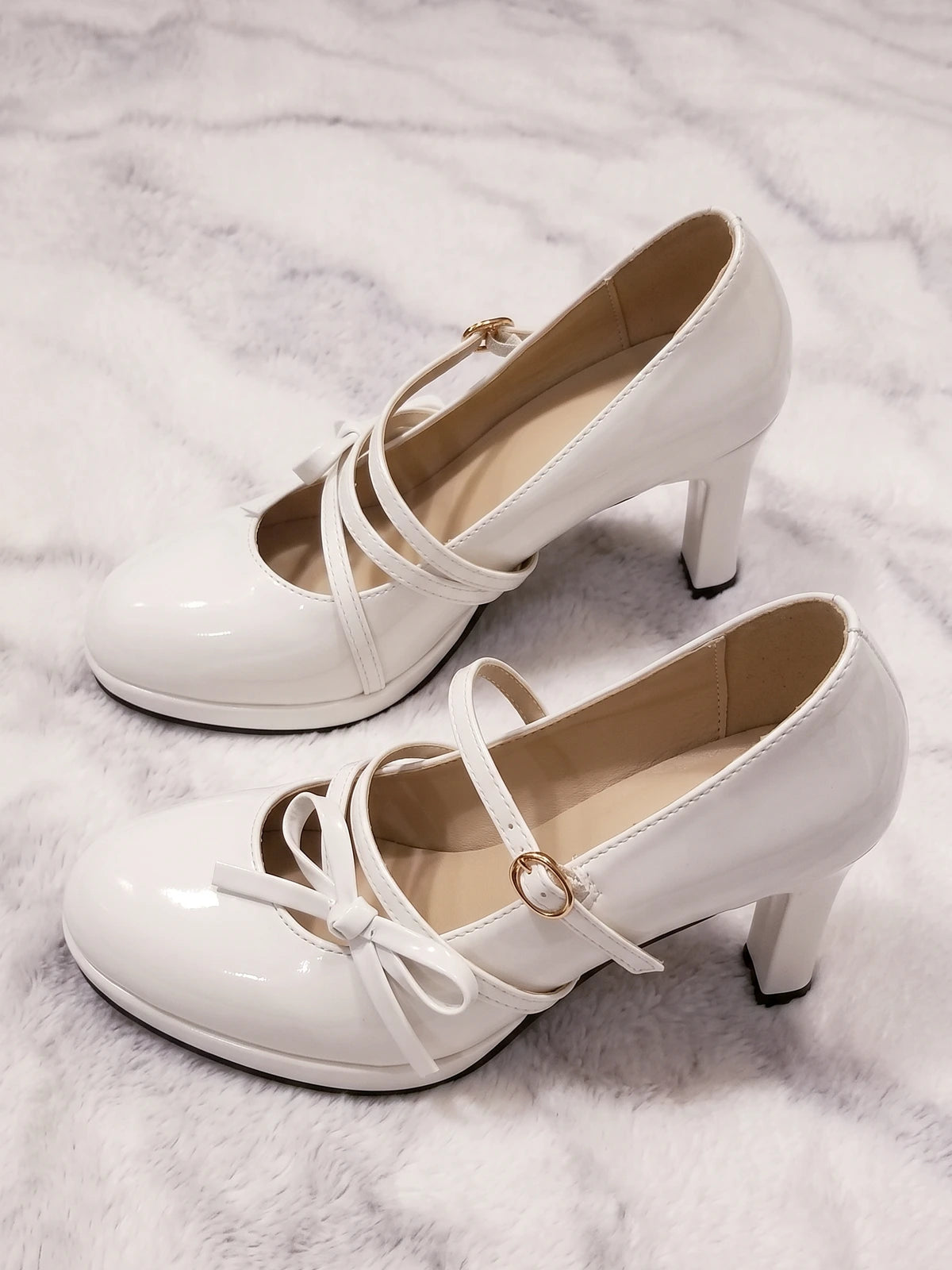 White Darling Mary Janes
