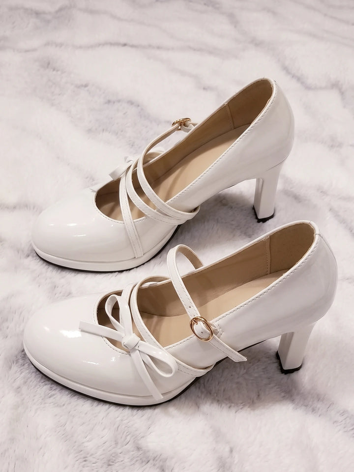 White Darling Mary Janes