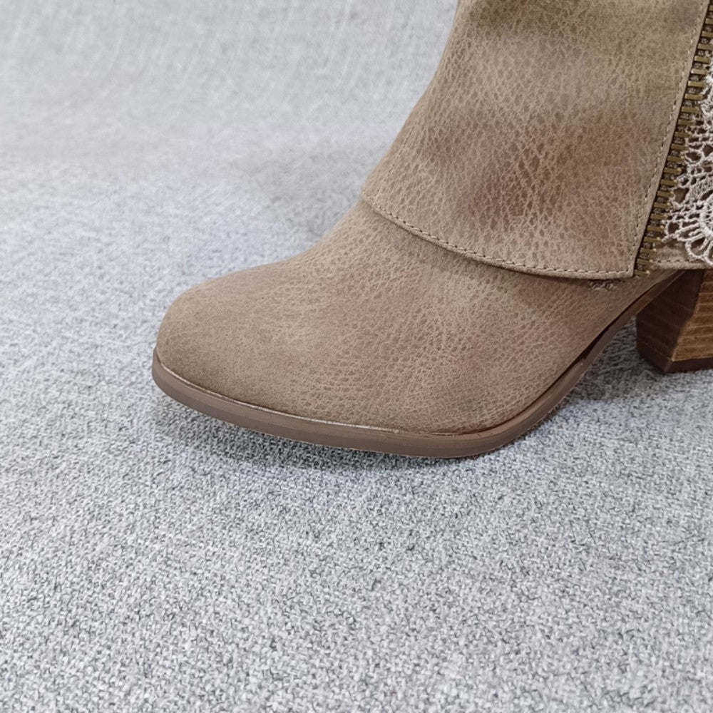 Versatile High-Heel Mid-Calf Boots