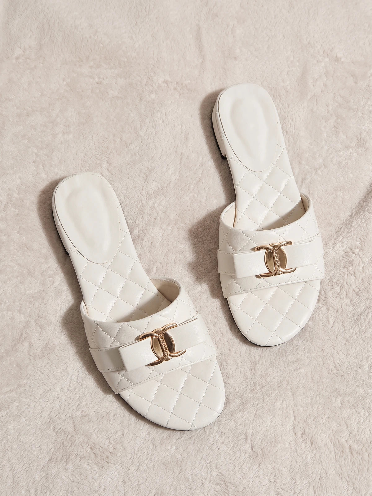 White Darling Sandals