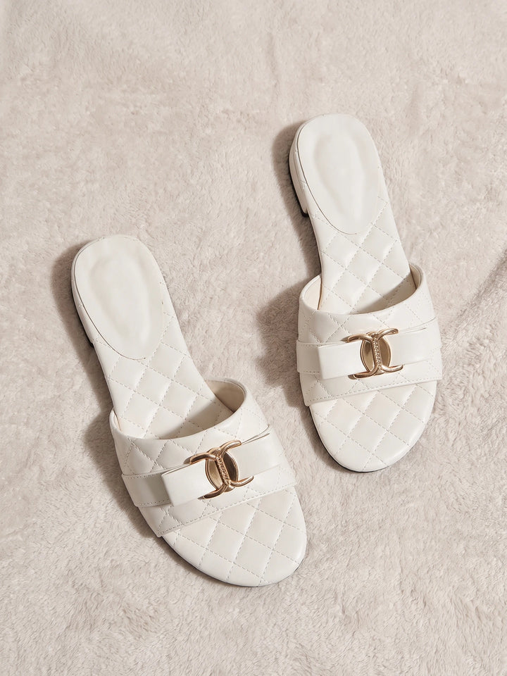 White Darling Sandals
