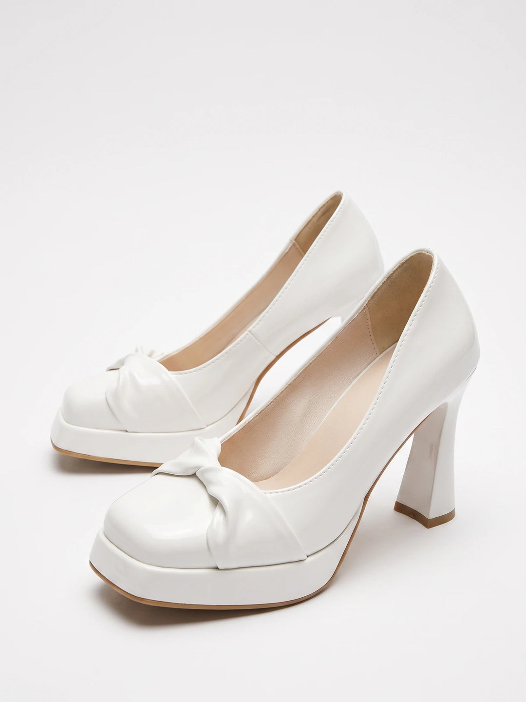 Cosette Ivory-Twist Heels