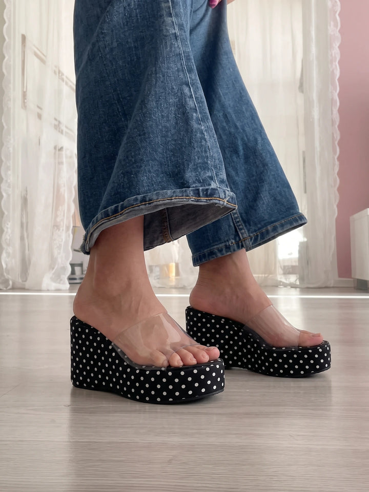Black With Darling Sandals