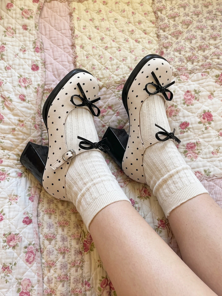 Philomene Polka Dot Mary Jane Heels