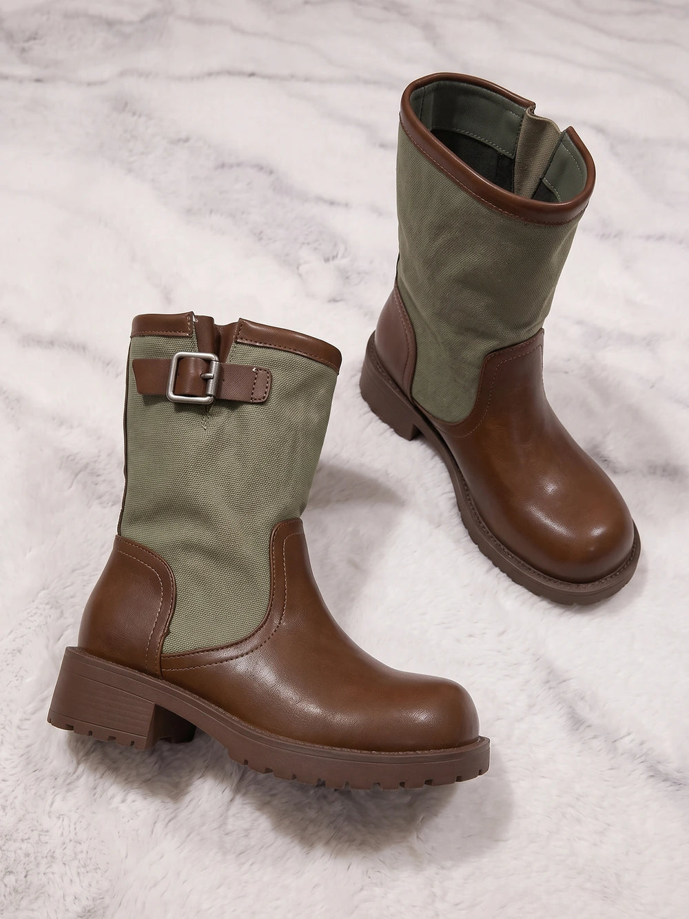 Freya Canvas Panel Boots