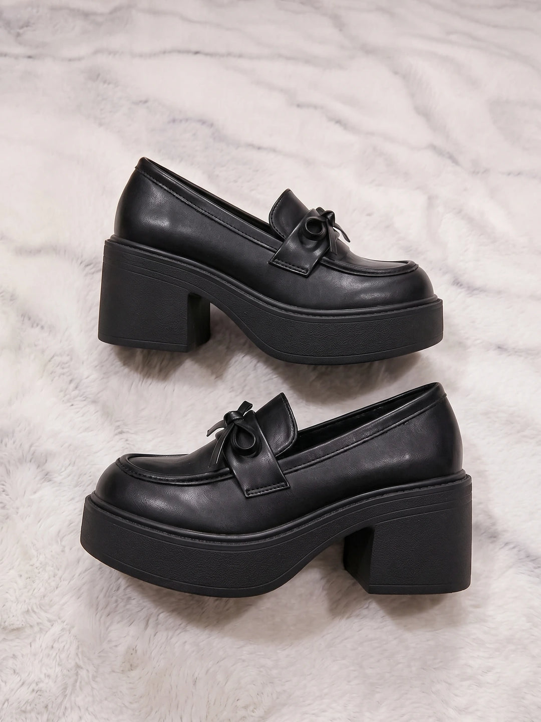 Winona Chunky Apron-Toe Loafer
