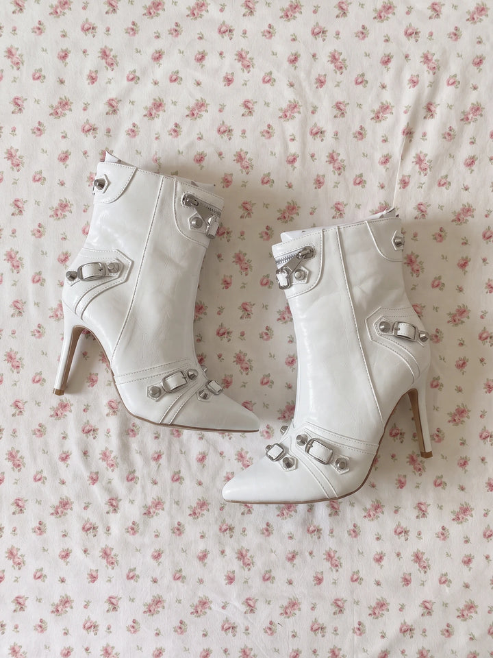 Clementine Buckled Stiletto Boots