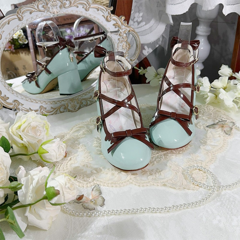 Tea Party Two Tone Lolita Heels