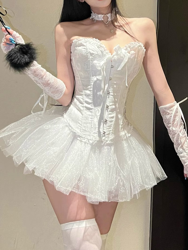 Catwoman Cosplay Costume Skirt Set