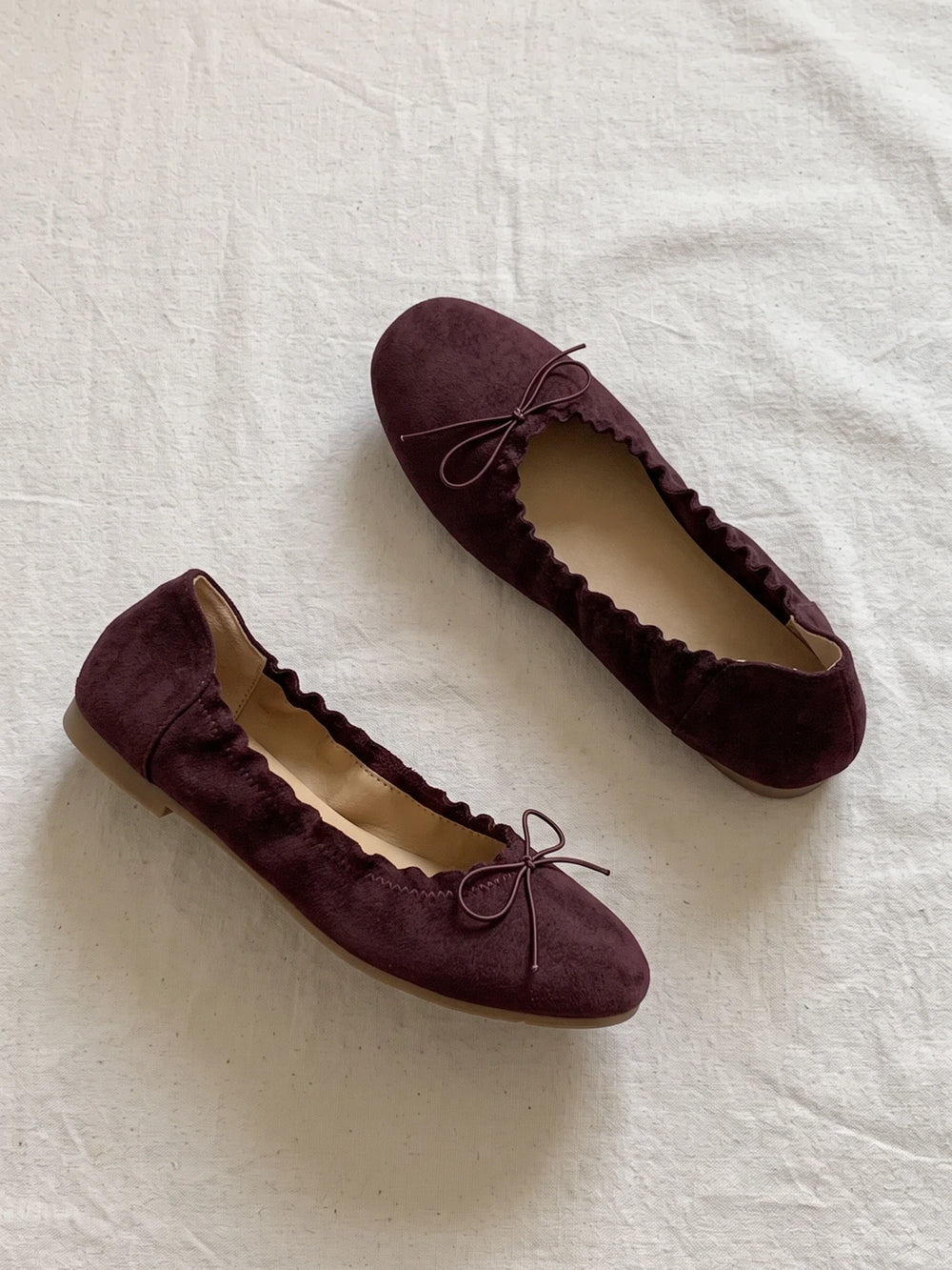 Marcelline Suede Ballet Flats