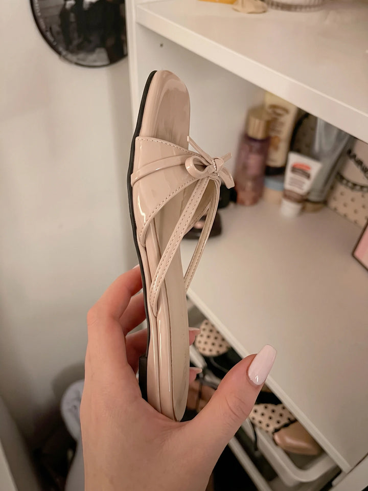 Ribbon Bow Sandals