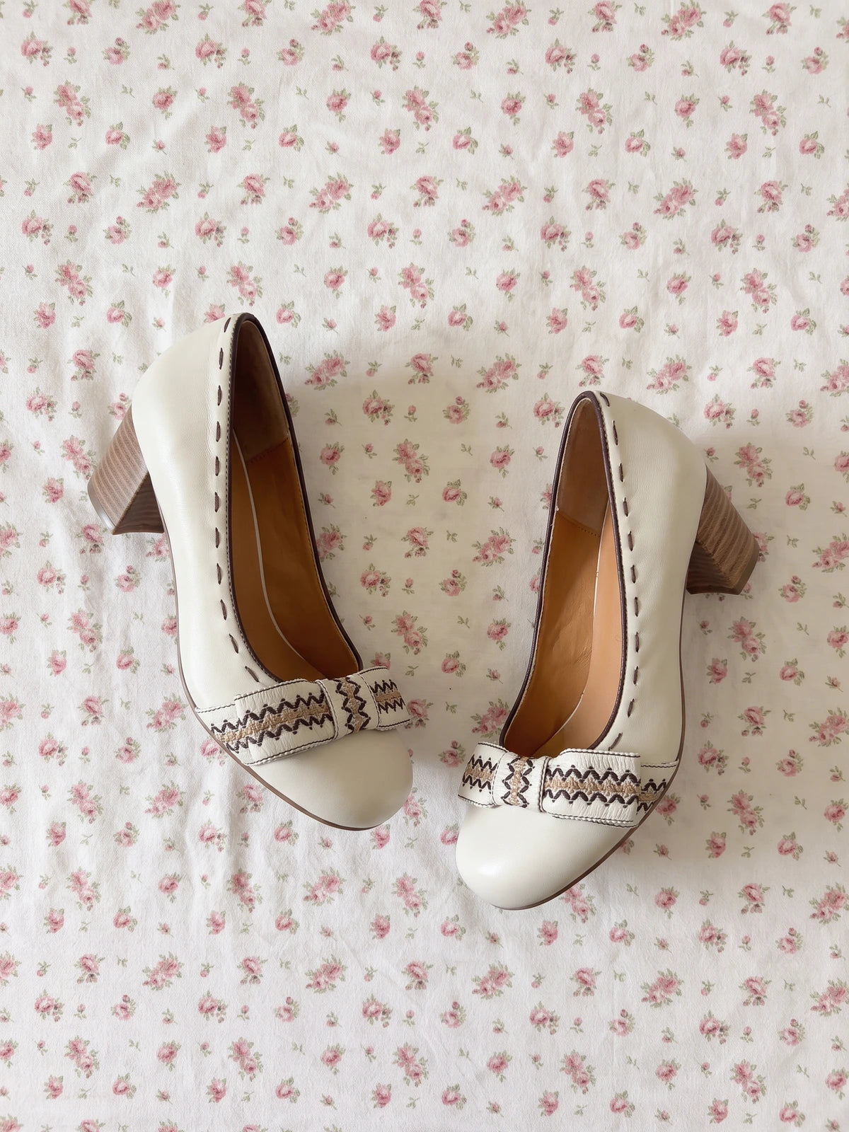 Margot Woven Bow Pumps