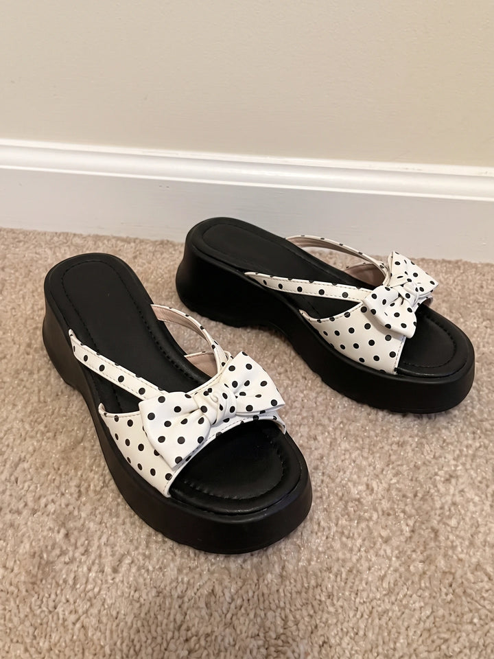 Mimi Cross-Strap Platform