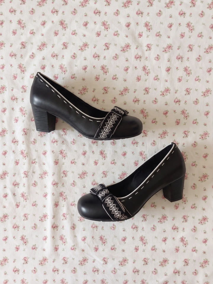 Margot Folk Bow Heels