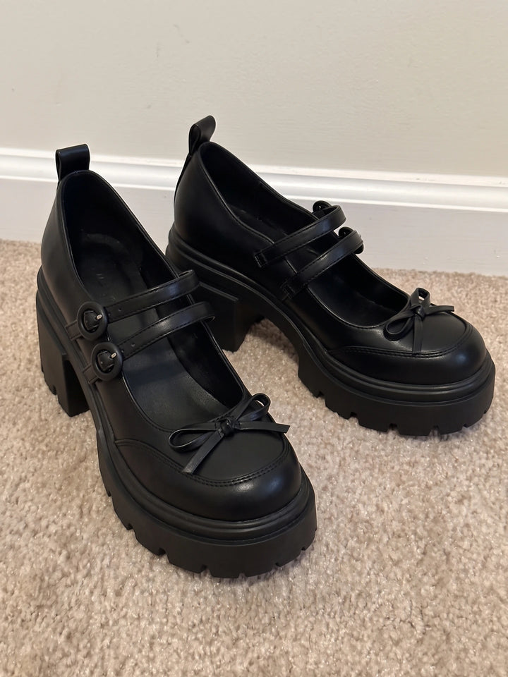 Mignonne Platform Mary Jane Heels