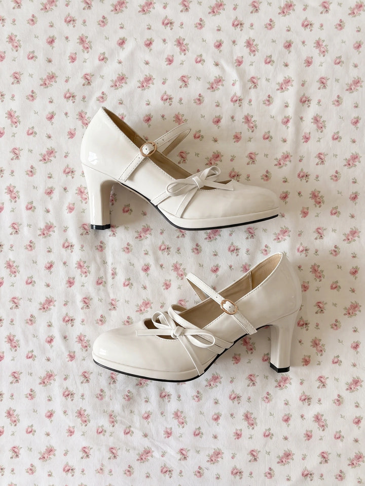 White Darling Mary Janes