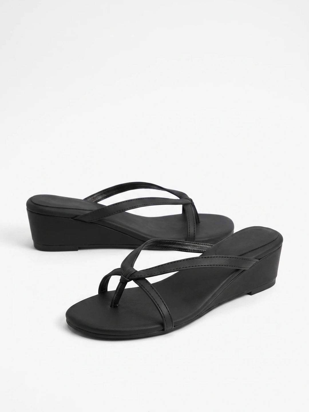 Zorabelle Knot Wedge Sandals