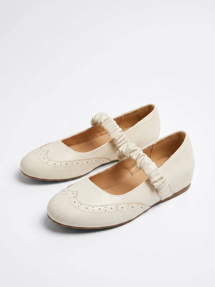 Fanchonette Scrunchie Strap Mary Janes