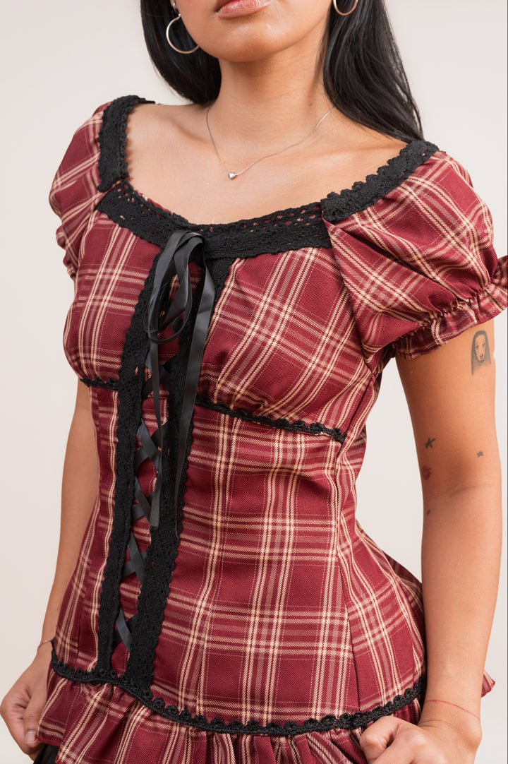 Crimson Noir Ruffle Full Set