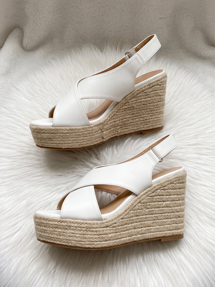 White Darling Sandals