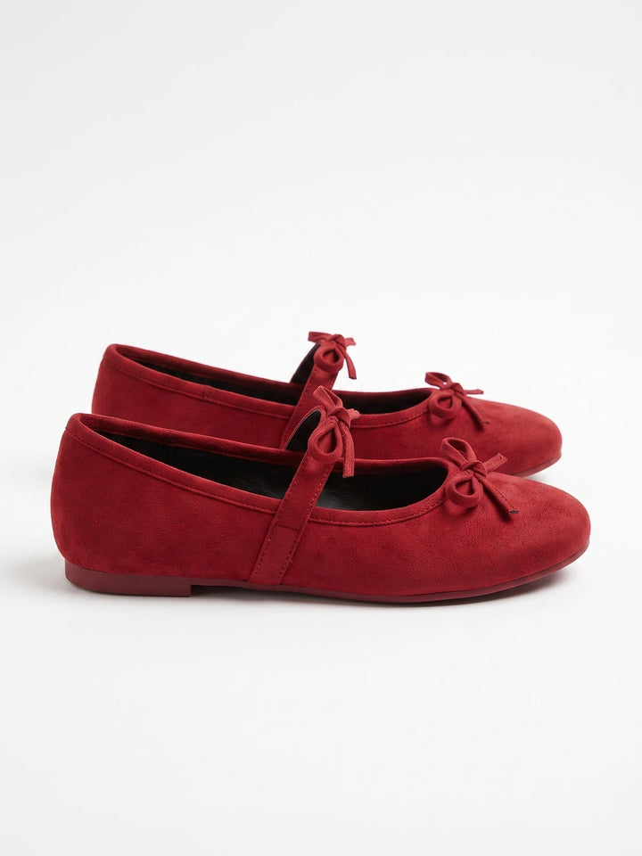 Marinette Double Bow Mary Jane Flats