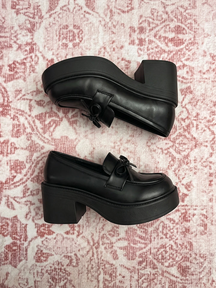 Winona Chunky Apron-Toe Loafer